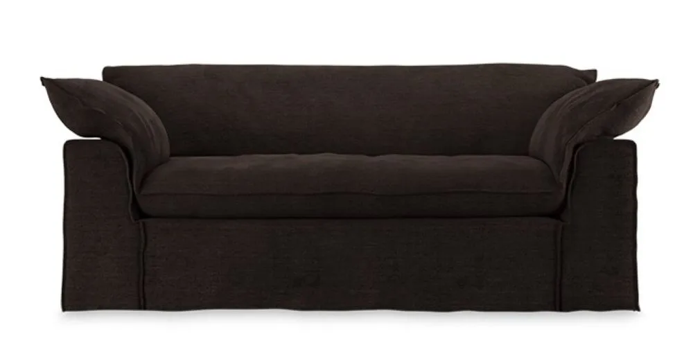Exclusieve Aanbieding HKliving Nomad bank - 204 cm-Royal velvet, Espresso