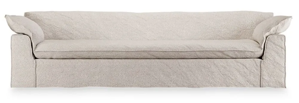 Rechtstreeks Van De Fabrikant Hkliving Nomad bank - 305 cm-Boucle, Taupe