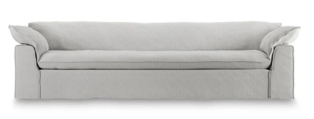 Direct Verzonden Hkliving Nomad bank - 305 cm-Corduroy rib, Cream