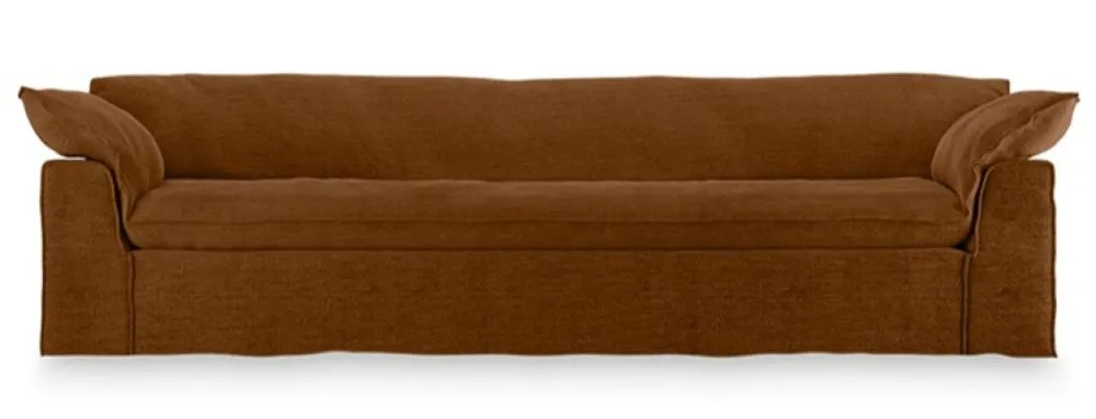 Hkliving Nomad bank - 305 cm-Royal velvet, Caramel Betaalbaar