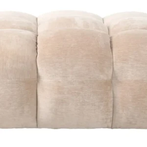 Dutchbone Hackman hocker-Velours beige Betrouwbaar