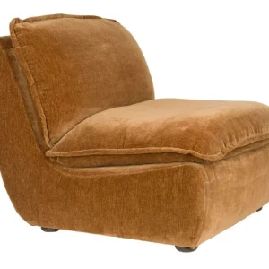 Dutchbone Radley loungestoel-Cognac Gratis Retour