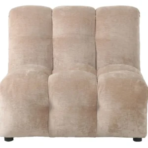 Dutchbone Hackman bank element - 1-zits-Velours beige Korting
