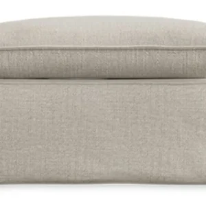 HKliving Nomad hocker-Pure, Ivory Gratis Retour