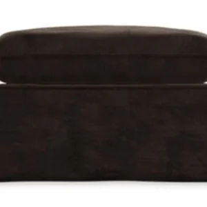 HKliving Nomad hocker-Royal velvet, Espresso Superprijs