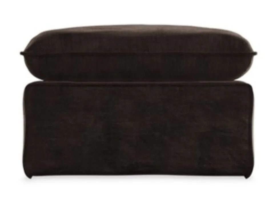 HKliving Nomad hocker-Royal velvet, Espresso Superprijs
