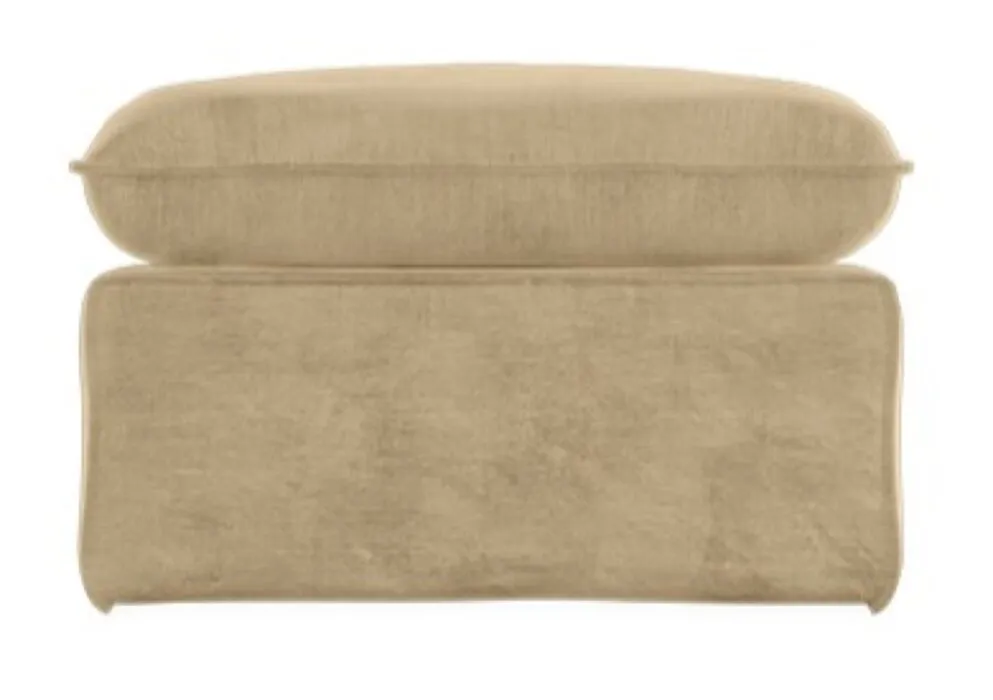 HKliving Nomad hocker-Royal velvet, Cream Fabrieksprijs
