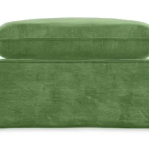 Snelle Levering HKliving Nomad hocker-Royal velvet, Green