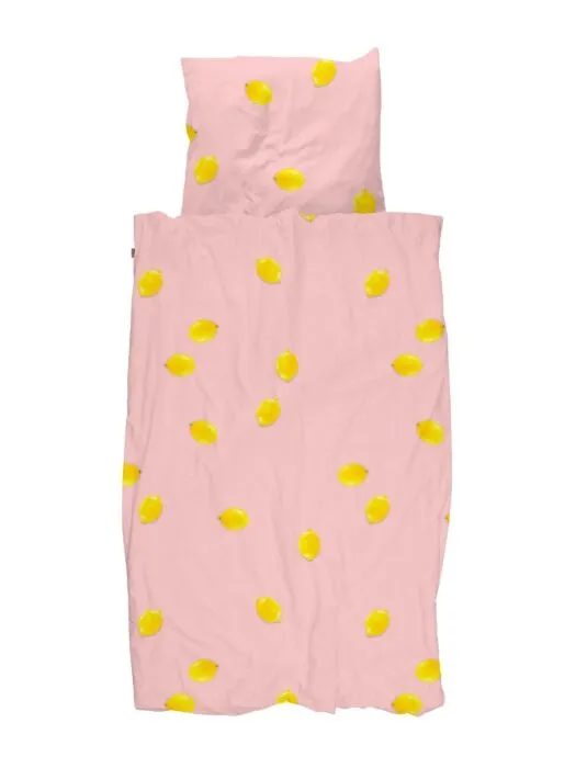Snurk Lemon dekbedovertrek-140x200/220 cm Gratis Retour