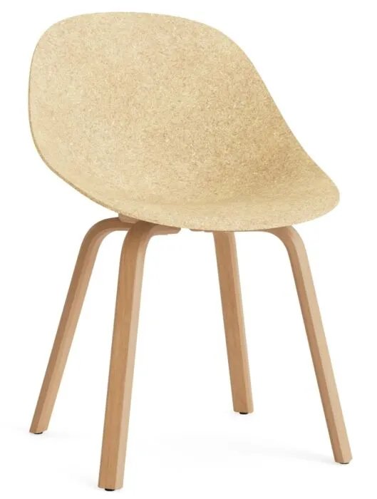 Korting Normann Copenhagen Mat stoel - beuken onderstel-Hennep