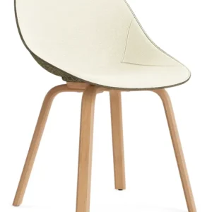 Normann Copenhagen Mat stoel - gestoffeerde zitting - beuken onderstel-Zeewier/Hallingdal 100 Hete Deal