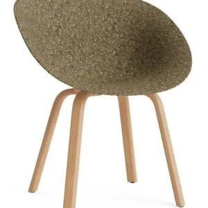 Normann Copenhagen Mat stoel met armleuningen - beuken onderstel-Zeewier Superprijs
