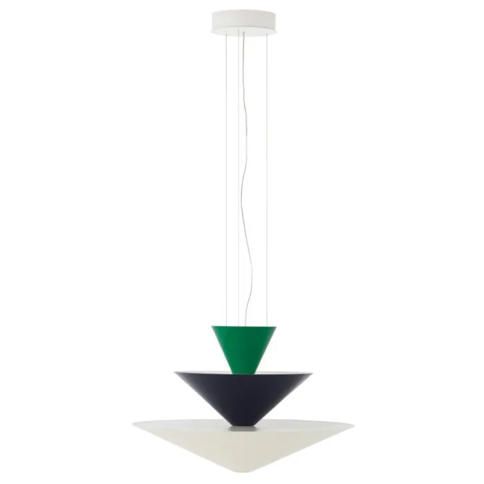 Actieprijs &tradition Gio LN14 hanglamp-Signal Green, Deep Blue & Ecru White