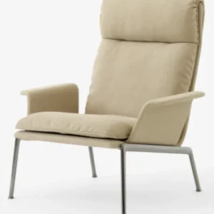 &tradition Muno LN17 fauteuil-Dark Chrome-Clay 0007 Direct Beschikbaar