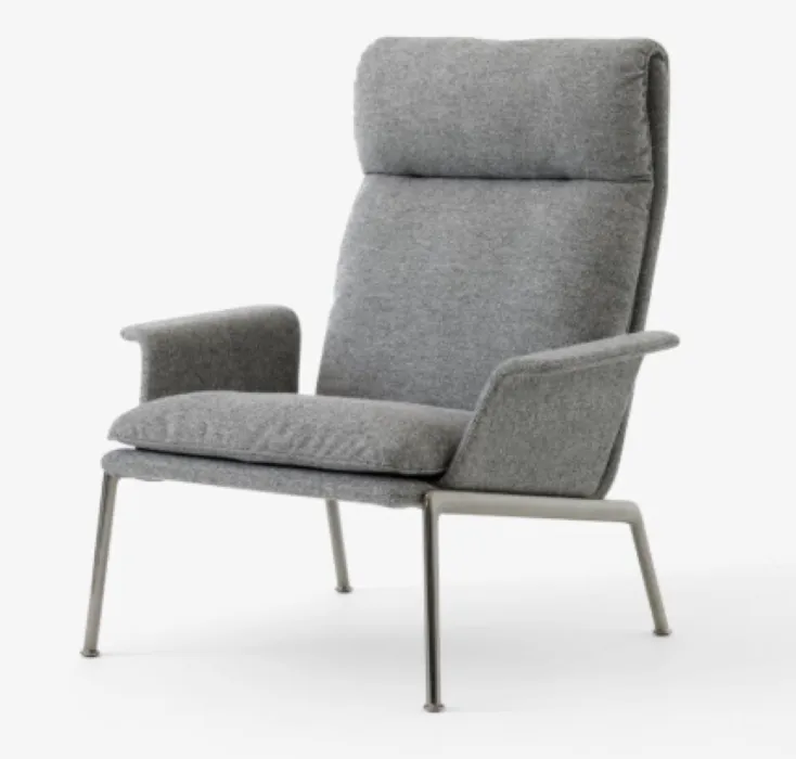 Finale Uitverkoop &tradition Muno LN17 fauteuil-Dark Chrome-Hallingdal 0126