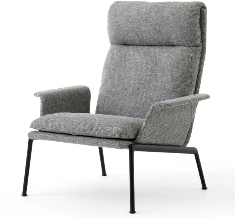 &tradition Muno LN17 fauteuil-Warm Black-Hallingdal 0126 Dagaanbieding