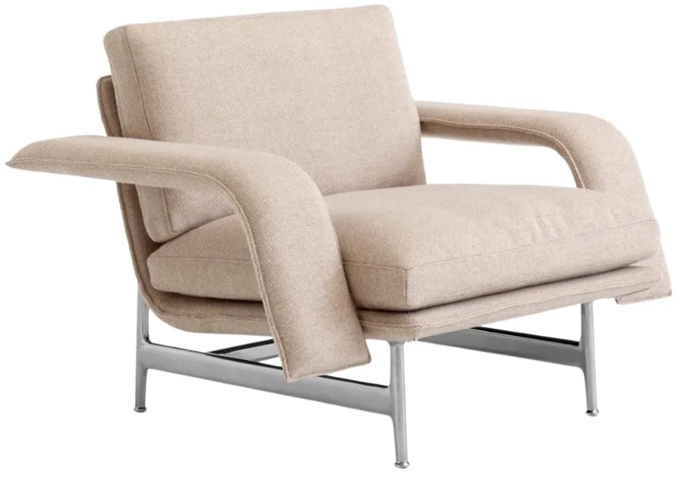 Laatste Kans &tradition Meantime AV29 fauteuil-Gepolijst aluminium-Hallingdal 0220
