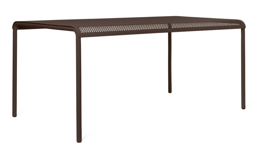 Ferm Living Dapple tuintafel-Dark Chocolate-160x90 cm Rechtstreeks Van De Fabrikant