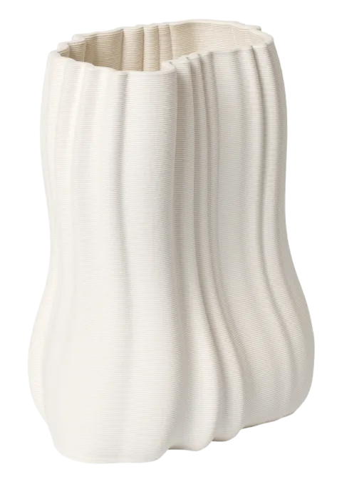 Ferm Living Moire vaas - small-Off-white Fabrieksprijs