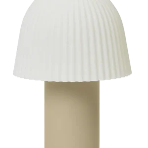 Favoriet Ferm Living Frill draagbare tafellamp-Cashmere/White