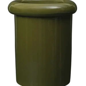 Ferm Living Rollo bloempot-Moss Green-Small Laatste Versie