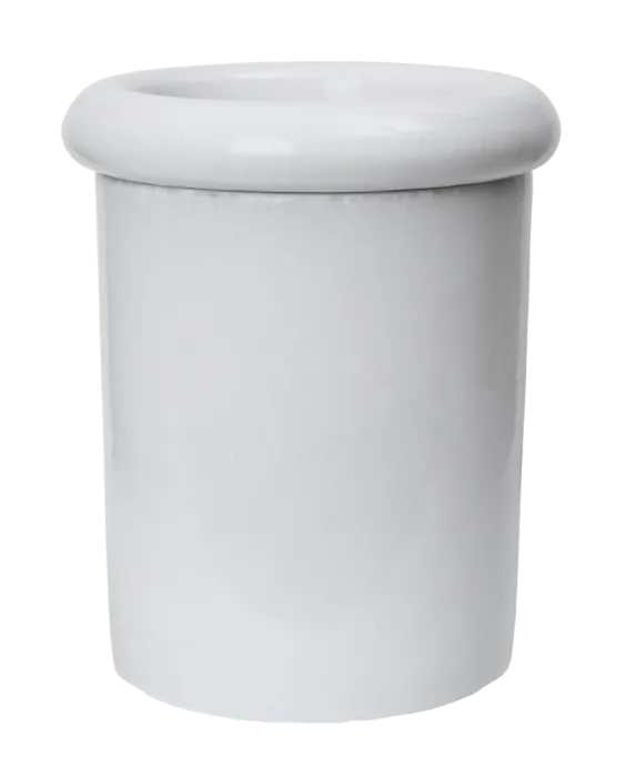 Exclusieve Aanbieding Ferm Living Rollo bloempot-White-Small