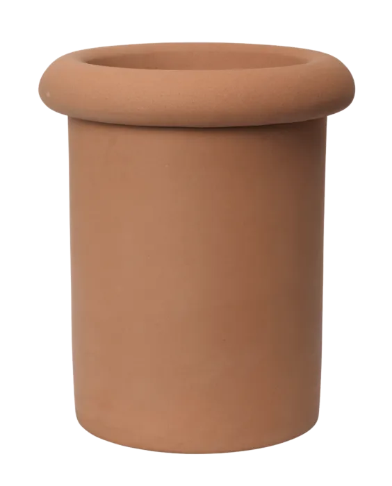 Ferm Living Rollo bloempot-Terracotta-Small Hoge Kwaliteit