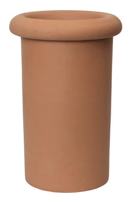 Ferm Living Rollo bloempot-Terracotta-Large Seizoensaanbieding