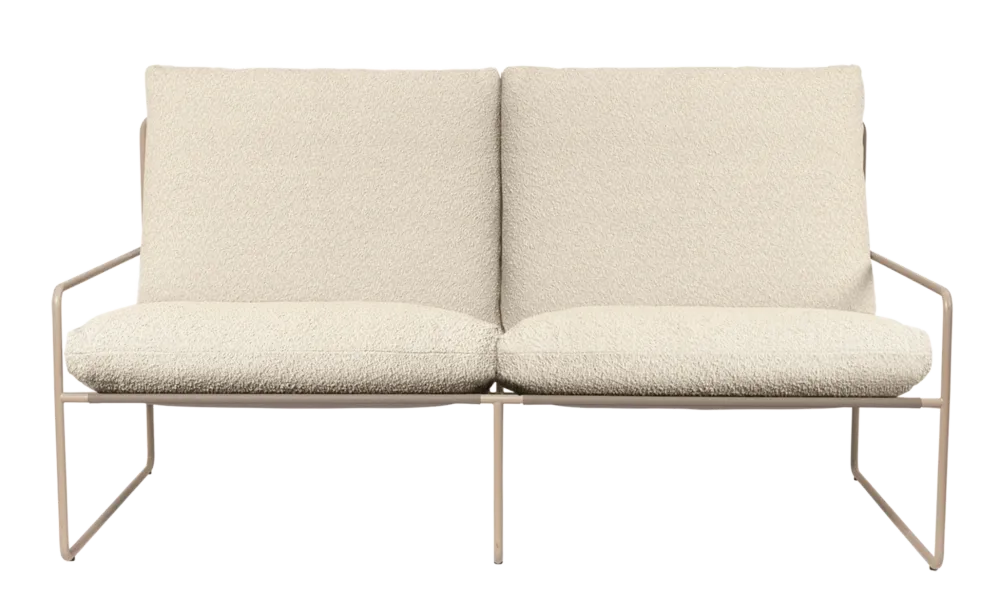 Ferm Living Desert 2-seater Pure Bouclé bank-Cashmere Betaalbaar