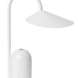 Superprijs Ferm Living Arum draagbare tafellamp-White