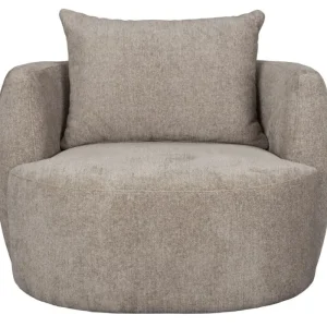 Lage Kosten Dutchbone Rocca loungestoel-Cappuccino
