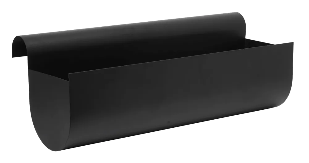 Beperkte Voorraad Ferm Living Uma balkon bloembak-Black-Large