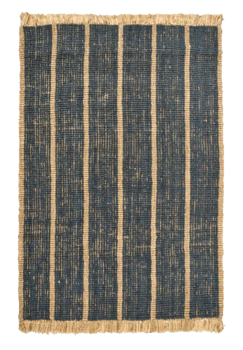 Ferm Living Athens Stripes vloerkleed-Ink Blue-170x240 cm Laatste Versie