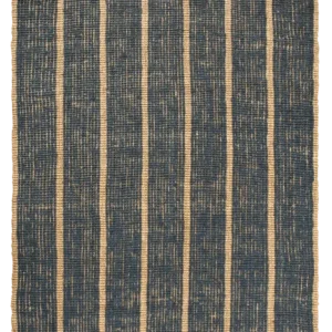 Ferm Living Athens Stripes vloerkleed-Ink Blue-200x300 cm Tijdelijk Beschikbaar