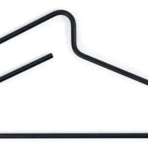 Spinder Design Hang-on kledinghangers (set van 5)-Zwart Populair