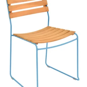 Laatste Versie Fermob Surprising Teak tuinstoel-Maya Blue