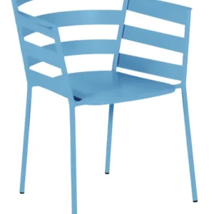 Favoriet Fermob Rythmic tuinstoel met armleuning-Maya Blue