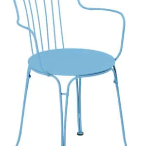 Veilige Betaling Fermob Opéra+ tuinstoel met armleuning-Maya Blue