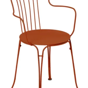 Korting Fermob Opéra+ tuinstoel met armleuning-Candied Orange