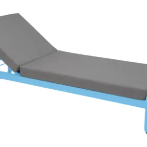 Bestseller Fermob Bellevie ligbed met flannel grey zitkussen-Maya Blue