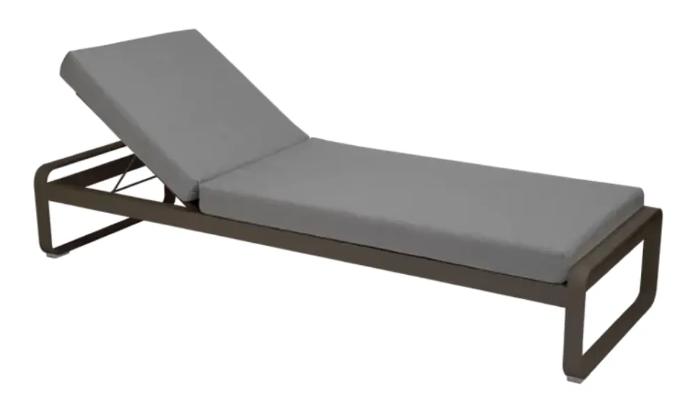 Meest Verkocht Fermob Bellevie ligbed met flannel grey zitkussen-Tonka