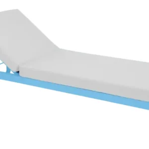 Fermob Bellevie ligbed met off-white zitkussen-Maya Blue Beperkte Voorraad