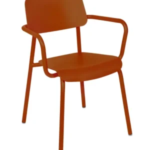 Fermob Studie tuinstoel met armleuning-Candied Orange Laatste Kans
