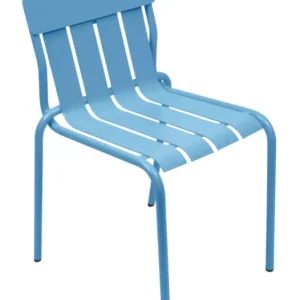 Gecertificeerd Fermob Stripe tuinstoel-Maya Blue