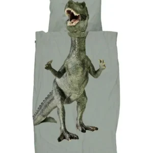 Beperkte Voorraad Snurk Dino Green dekbedovertrek-200x200/220 cm