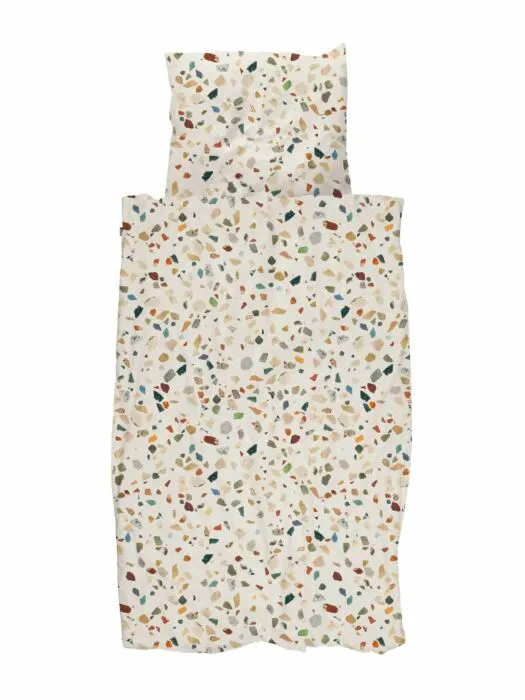 Express Levering Snurk Terrazzo dekbedovertrek-140x200/220 cm
