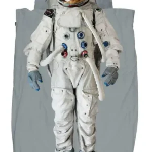 Gecertificeerd Snurk Astronaut Grey dekbedovertrek-200x200/220 cm