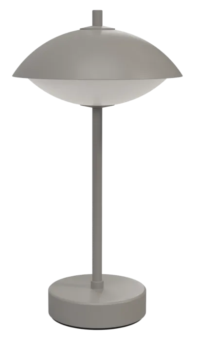 Fritz Hansen Clam draagbare tafellamp-Nine Grey Hoge Kwaliteit
