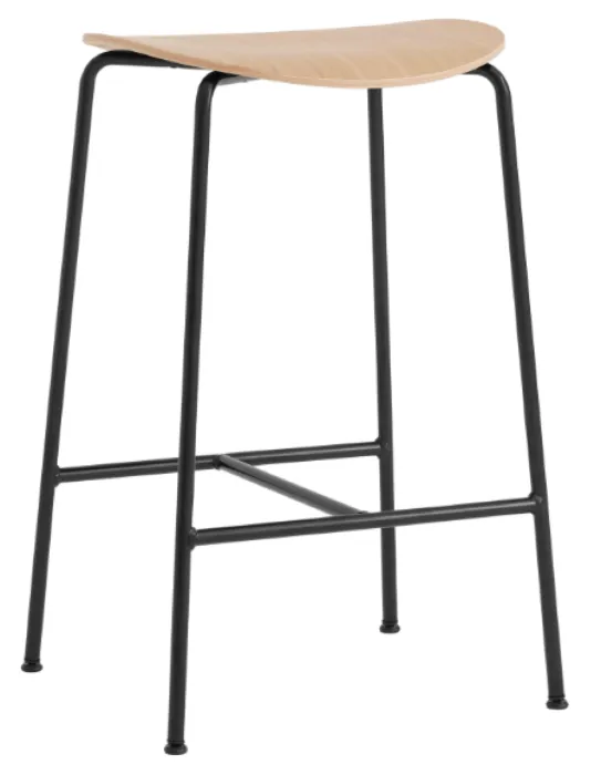 Dagaanbieding &tradition Pavilion AV37 68 cm barkruk-Gelakt eiken