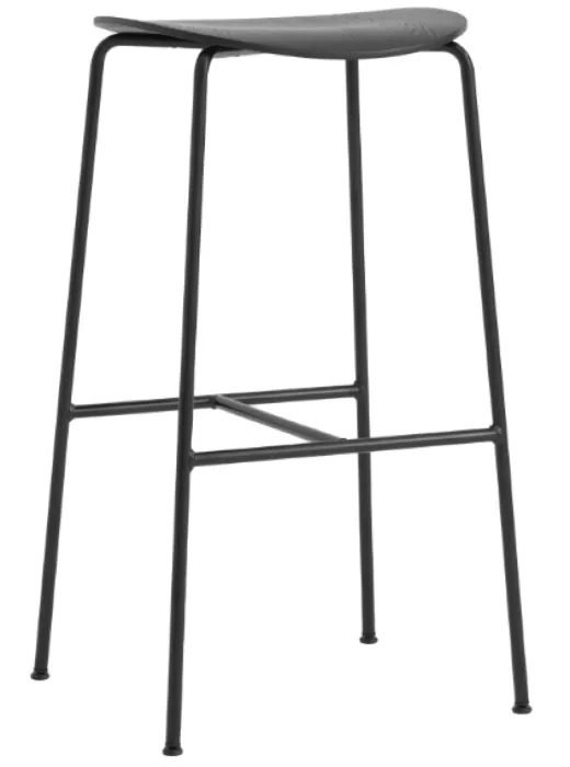 Weekendaanbieding &tradition Pavilion AV38 79 cm barkruk-Zwart gelakt